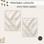 Elegant Black & White Food Labels