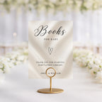 Elegant Gender Reveal Books for Baby Sign