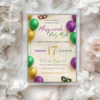 Masquerade Party Night Invitation
