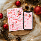 Santa Cocktail Friendsmas Party Invitation
