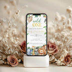 Wild One Safari Birthday Invitation