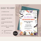 Halloween Party Invitation Spooky Theme