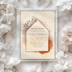 Watercolor Boho Housewarming Party Invitation