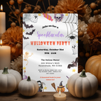Halloween Party Invitation Spooky Theme