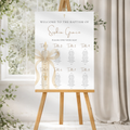 Gold Candle Baptism Seating Chart
