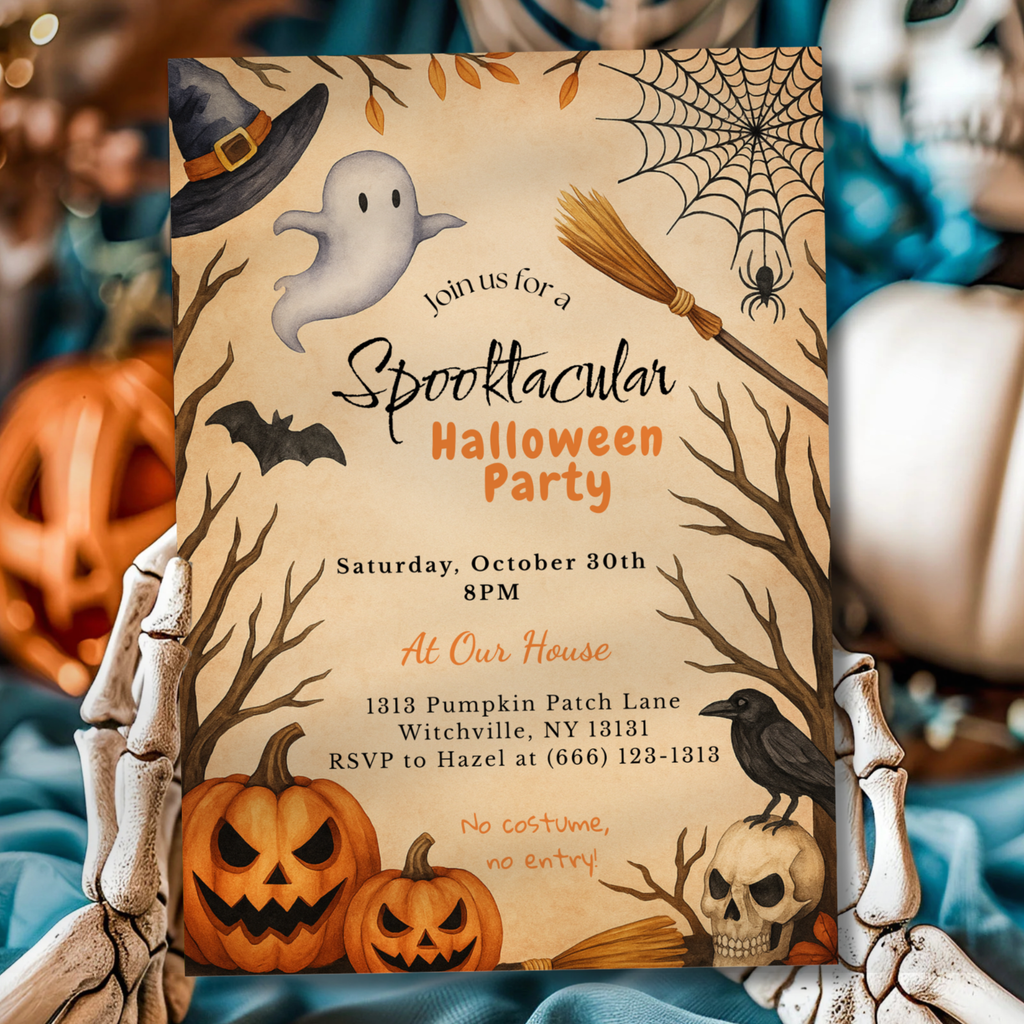 Spooktacular Halloween Party Invitation
