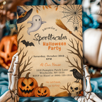 Spooktacular Halloween Party Invitation