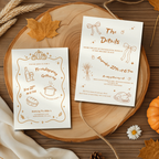 Handdrawn Friendsgiving Gathering Invitation