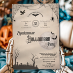 Vintage Spooktacular Halloween Party Invitation
