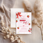 Berry First Birthday Invitation