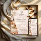 Elegant Boho Friendsgiving Dinner Invitation