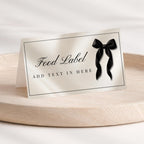 Black Bow Food Labels