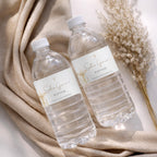 Gold Candle Baptism Water Bottle Labels