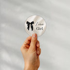 Elegant Gender Reveal Voting Stickers