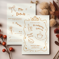 Handdrawn Friendsgiving Gathering Invitation