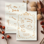 Handdrawn Friendsgiving Gathering Invitation
