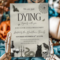 Gothic Halloween Party Invitation