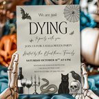 Gothic Halloween Party Invitation