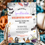 Halloween Party Invitation Spooky Theme