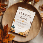 Flannel & Friends Thanksgiving Dinner Invitation
