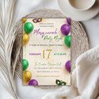 Masquerade Party Night Invitation