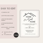 Minimalist Housewarming Invitation Template
