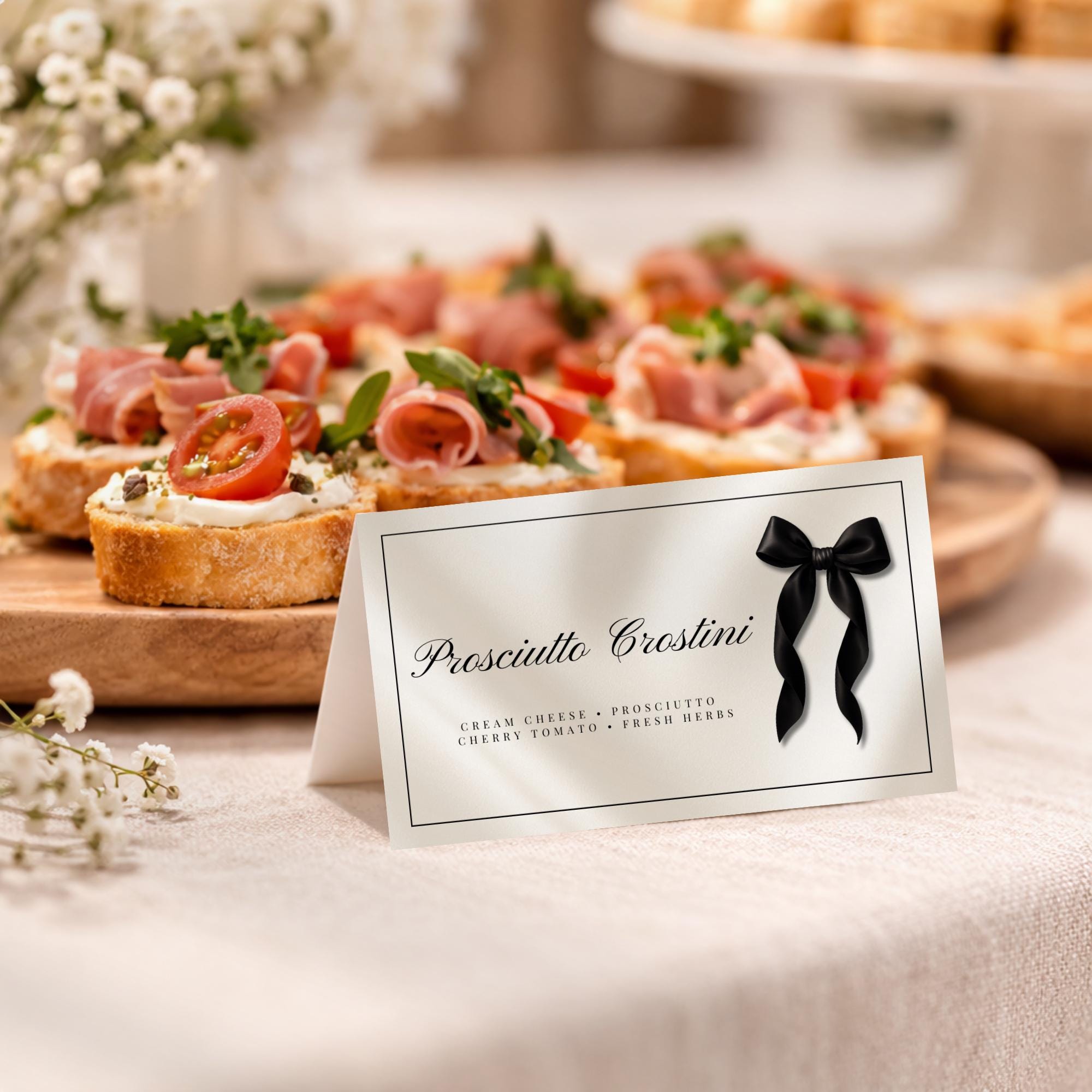 Black Bow Food Labels