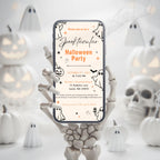 Cute Ghost Halloween Party Invitation