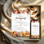Autumn Thanksgiving Celebration Invitation