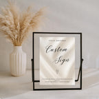 Elegant Gender Reveal Custom Sign