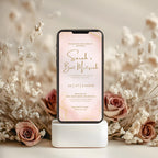 Pink Gold Bat Mitzvah Invitation