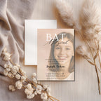 Bat Mitzvah Photo Invitation