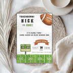 Touchdown Football 1st Birthday Invitation
