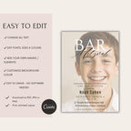 Bar Mitzvah Photo Invitation