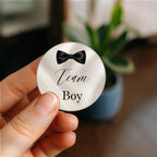 Elegant Gender Reveal Voting Stickers