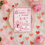 Pin Up Galentines Girls Night Invitation
