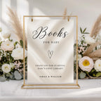 Elegant Gender Reveal Books for Baby Sign