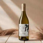 Black Bow Birthday Wine Bottle Label