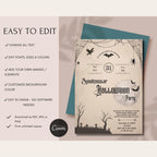 Vintage Spooktacular Halloween Party Invitation