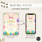 Easter Egg Hunt Party Invitation
