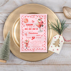 Santa Cocktail Friendsmas Party Invitation