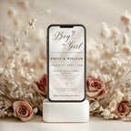Elegant Boy or Girl Gender Reveal Invitation