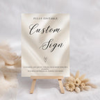 Elegant Gender Reveal Custom Sign