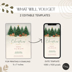 Christmas Tree Party Invitation