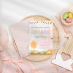 Watercolor Easter Egg Hunt Invitation