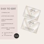 Elegant Gender Reveal Books for Baby Card