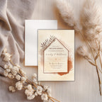 Watercolor Boho Housewarming Party Invitation