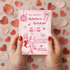 Pin Up Galentines Girls Night Invitation