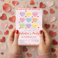 Candy Hearts Galentine's Party Invitation