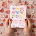 Candy Hearts Galentine's Party Invitation